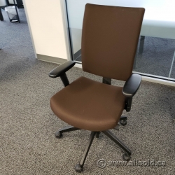 Brown Bouty Neos 1080 Fabric Back Office Task Chair